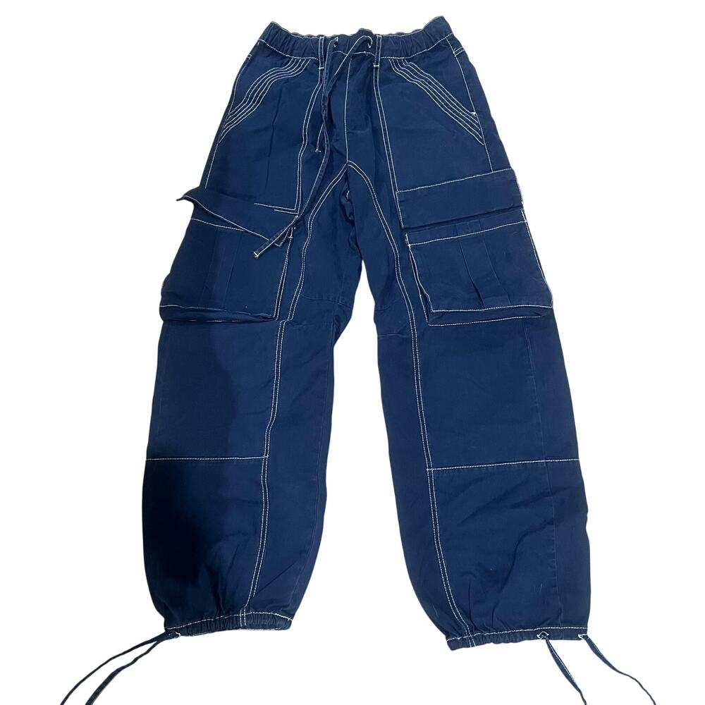 Zara Navy Blue Cargo Joggers - Size 2 - Great Condition